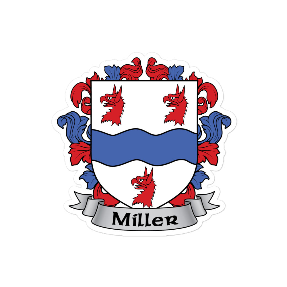 7.62 Design Miller adesivo sticker vinile 7x7 cm stemma