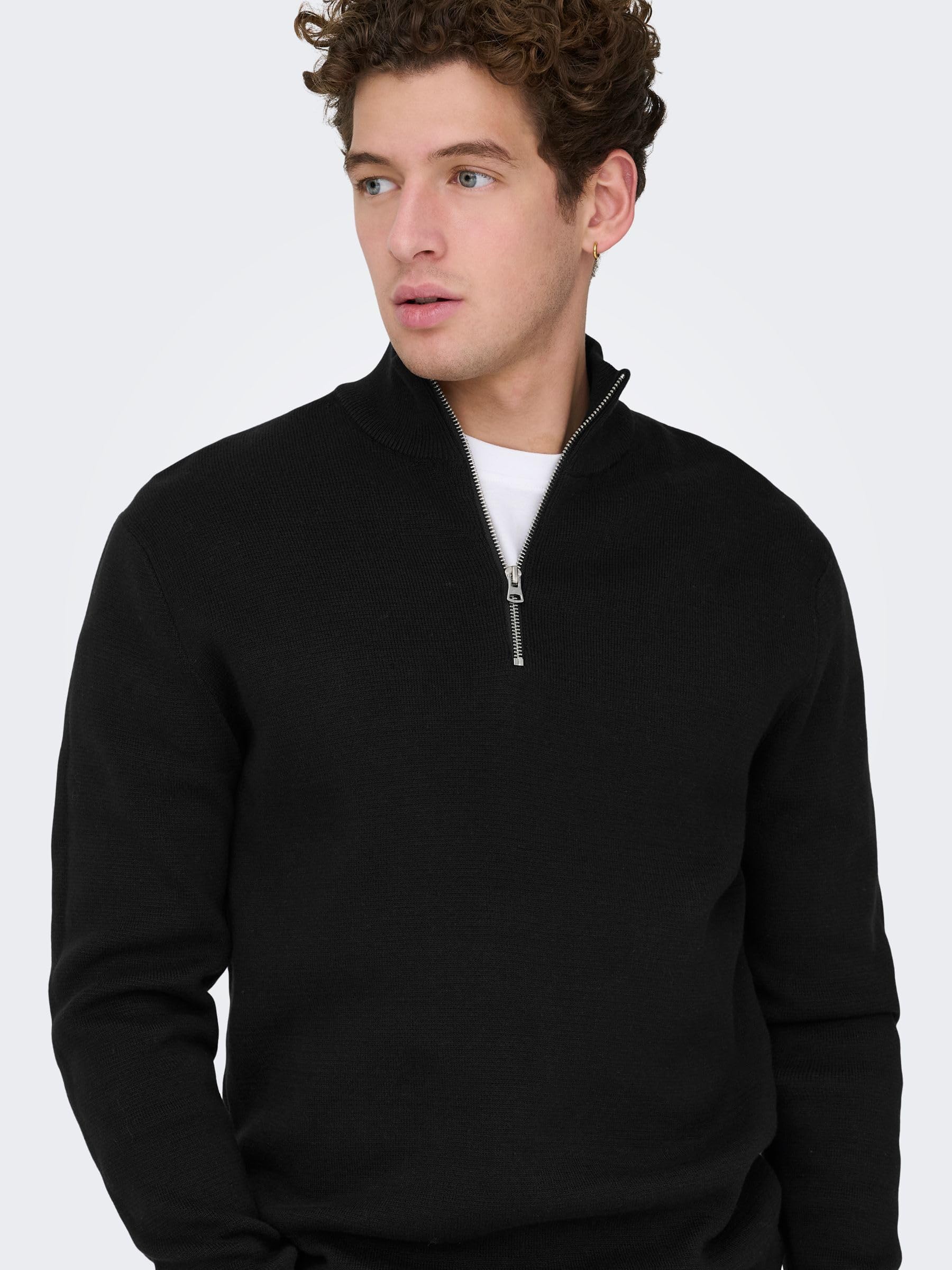 Only & Sons Onsting Pullover uomo L nero girocollo