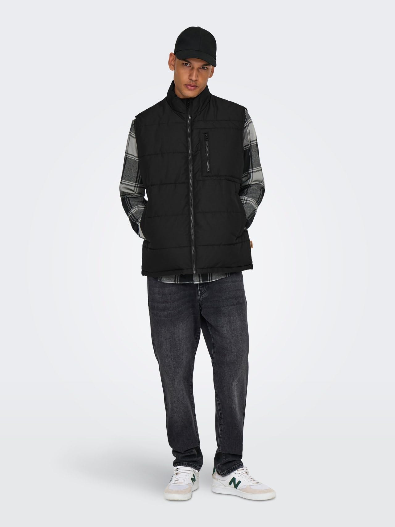 Only & Sons Onsjake Gilet Trapuntato Uomo M imbottito