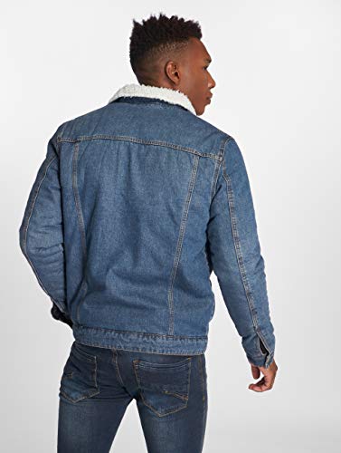 Only & Sons Onslouis 0450 Giacca Denim Uomo Blu Sherpa