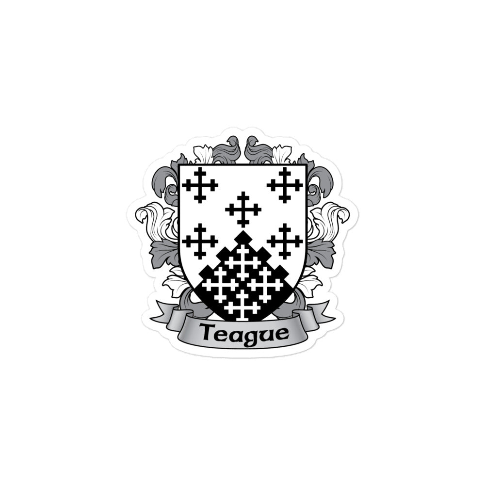 7.62 Design Teague Irish Coat of Arms sticker vinile 4"x4"