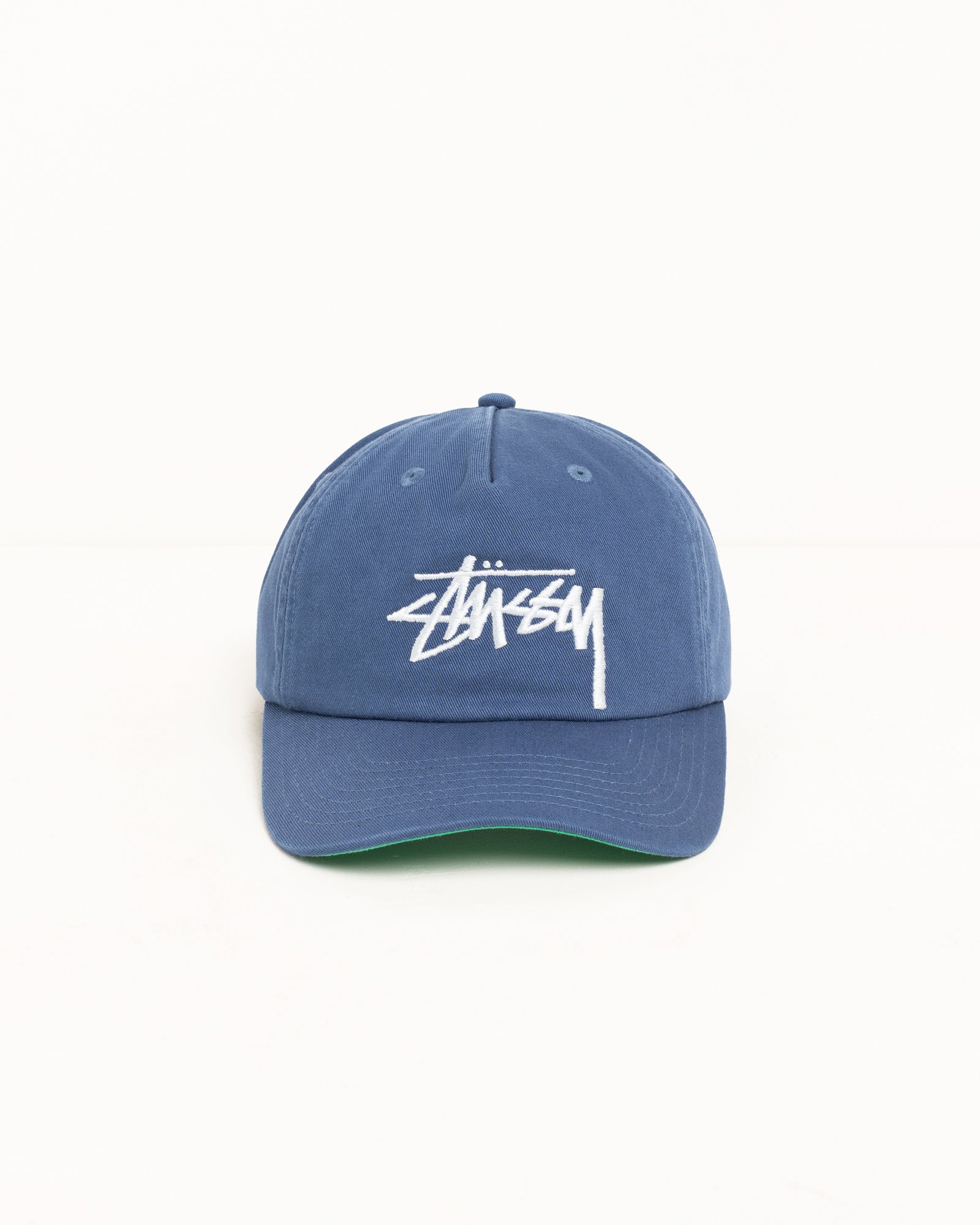 Stussy Big Stock Snapback Cap cappello Deep Blue blu