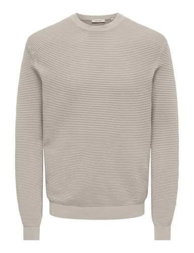 Only & Sons Onsron pullover girocollo uomo tinta unita
