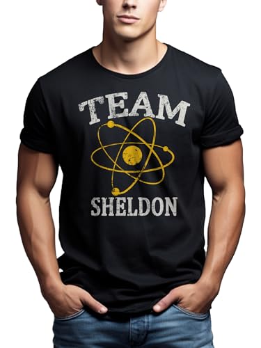 MAKAYA T-Shirt Uomo Team Sheldon Maglietta S Cotone