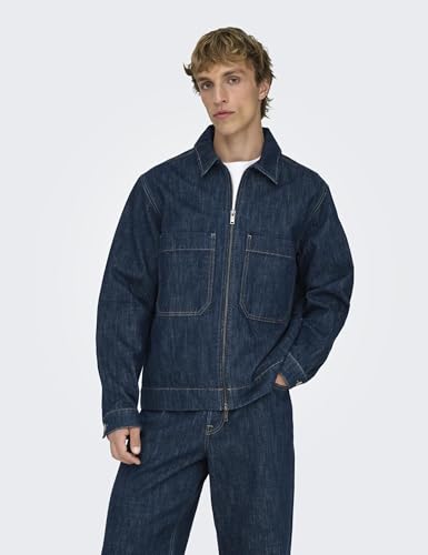 Only & Sons Onscassel Giubbotto Jeans Uomo XXL