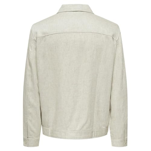 Only & Sons Eliot 0075 giacca uomo viscosa lino taglia L