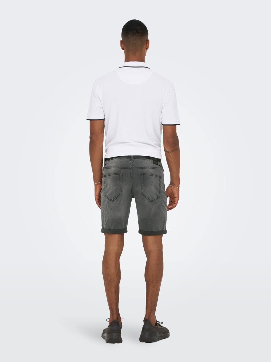 ONLY & SONS Pantaloncini Jeans Uomo Denim Taglia XL