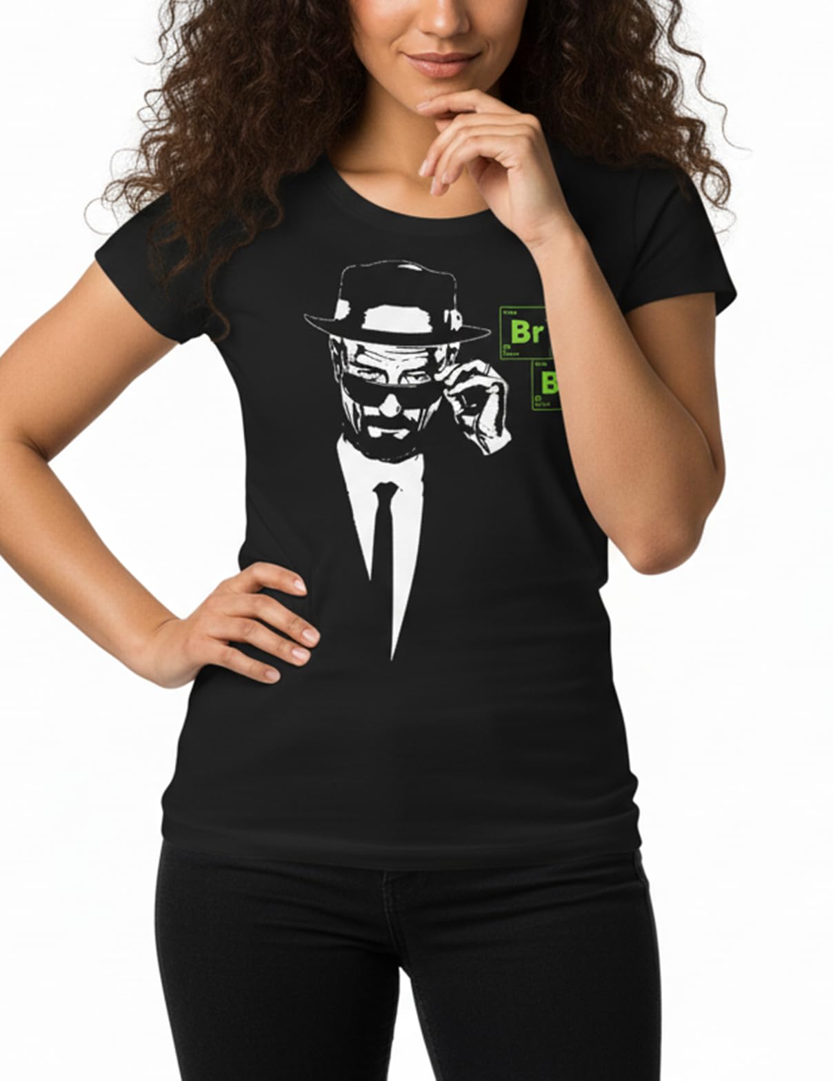 Makaya BR BA Heisenberg T-shirt donna cotone taglia L