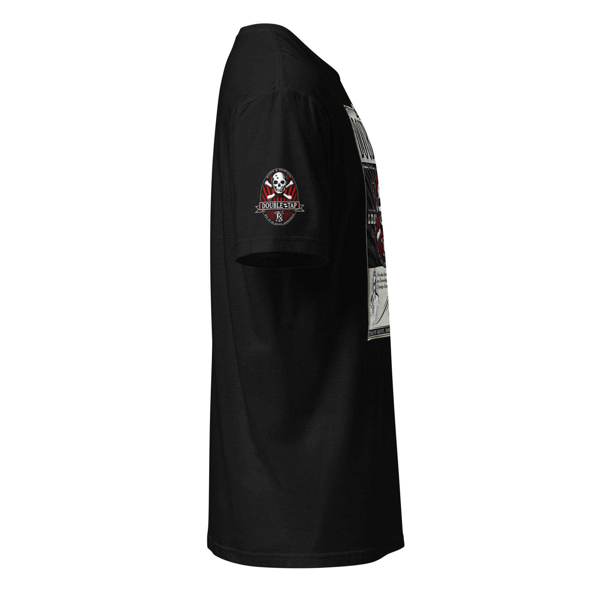 7.62 Design Double Tap T-Shirt nera cotone uomo taglia XL
