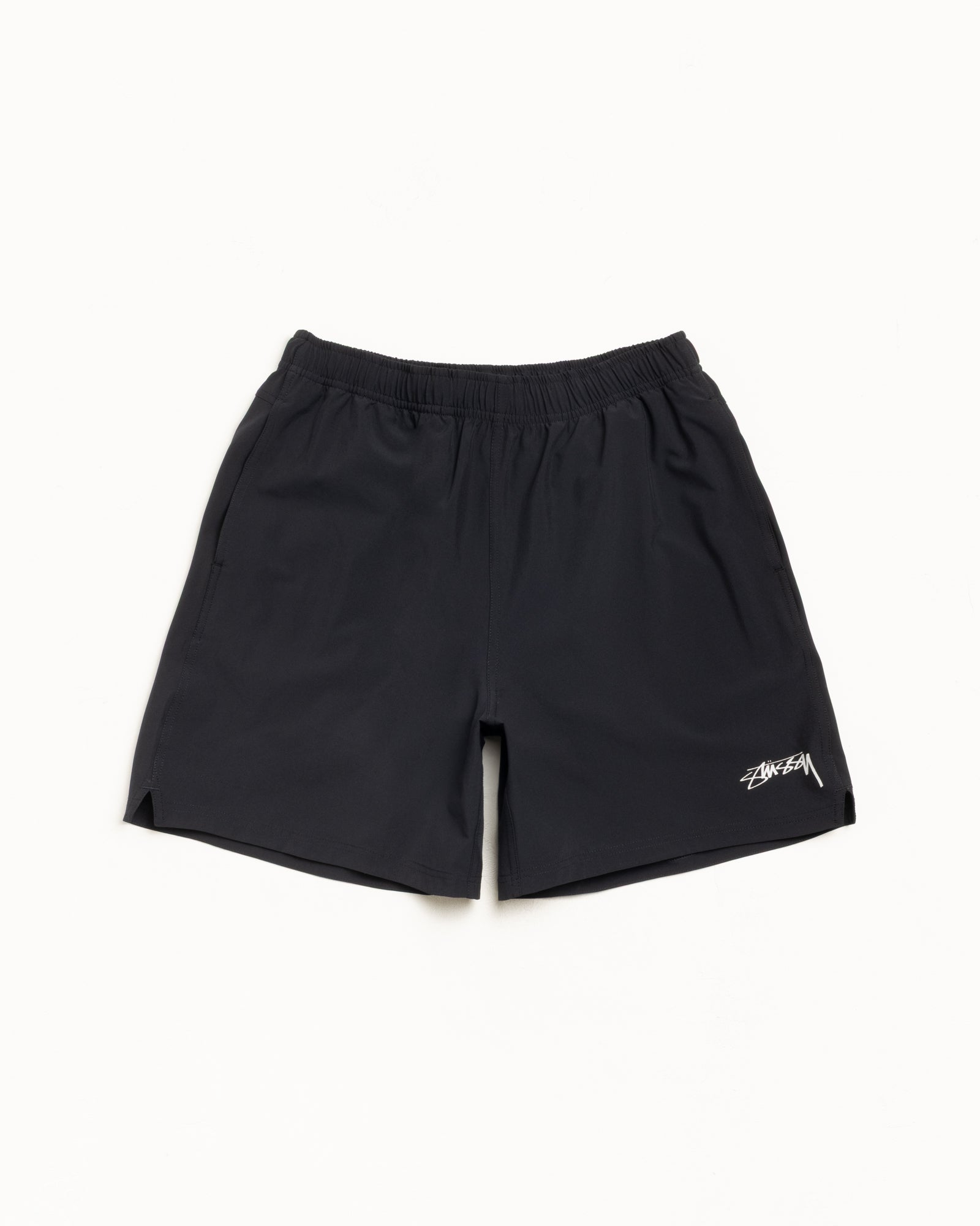 Stussy Sport Short pantaloncini neri stretch 17,1 cm