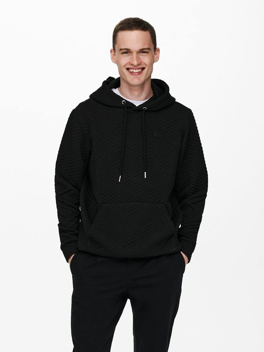 Only & Sons Onsrodney Felpa Uomo Hoodie Cotone