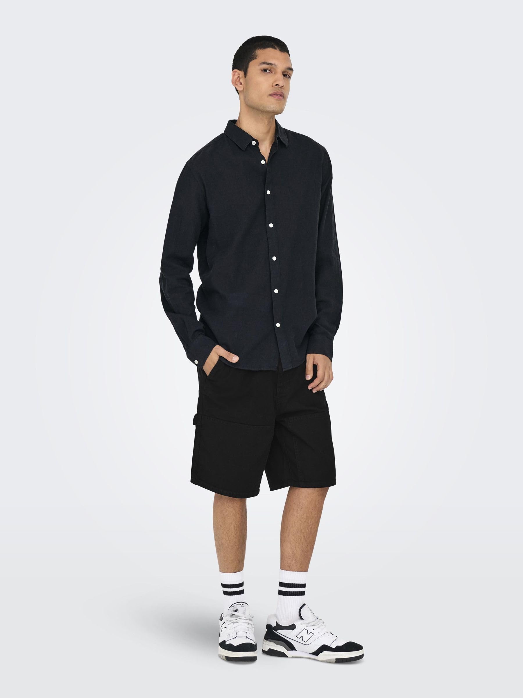 Only & Sons Onsedge Loose shorts uomo vita alta