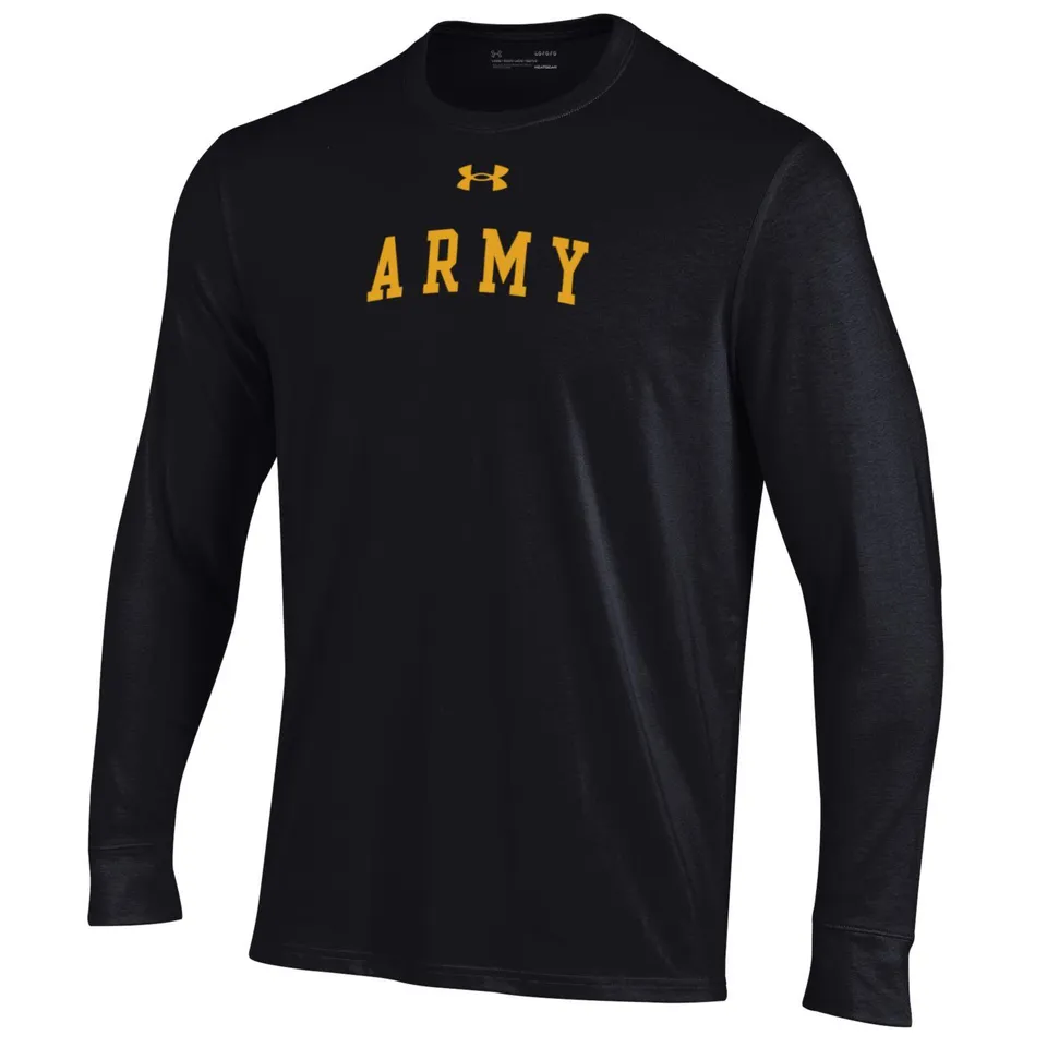Under Armour US Army maglia manica lunga nera cotone taglia L