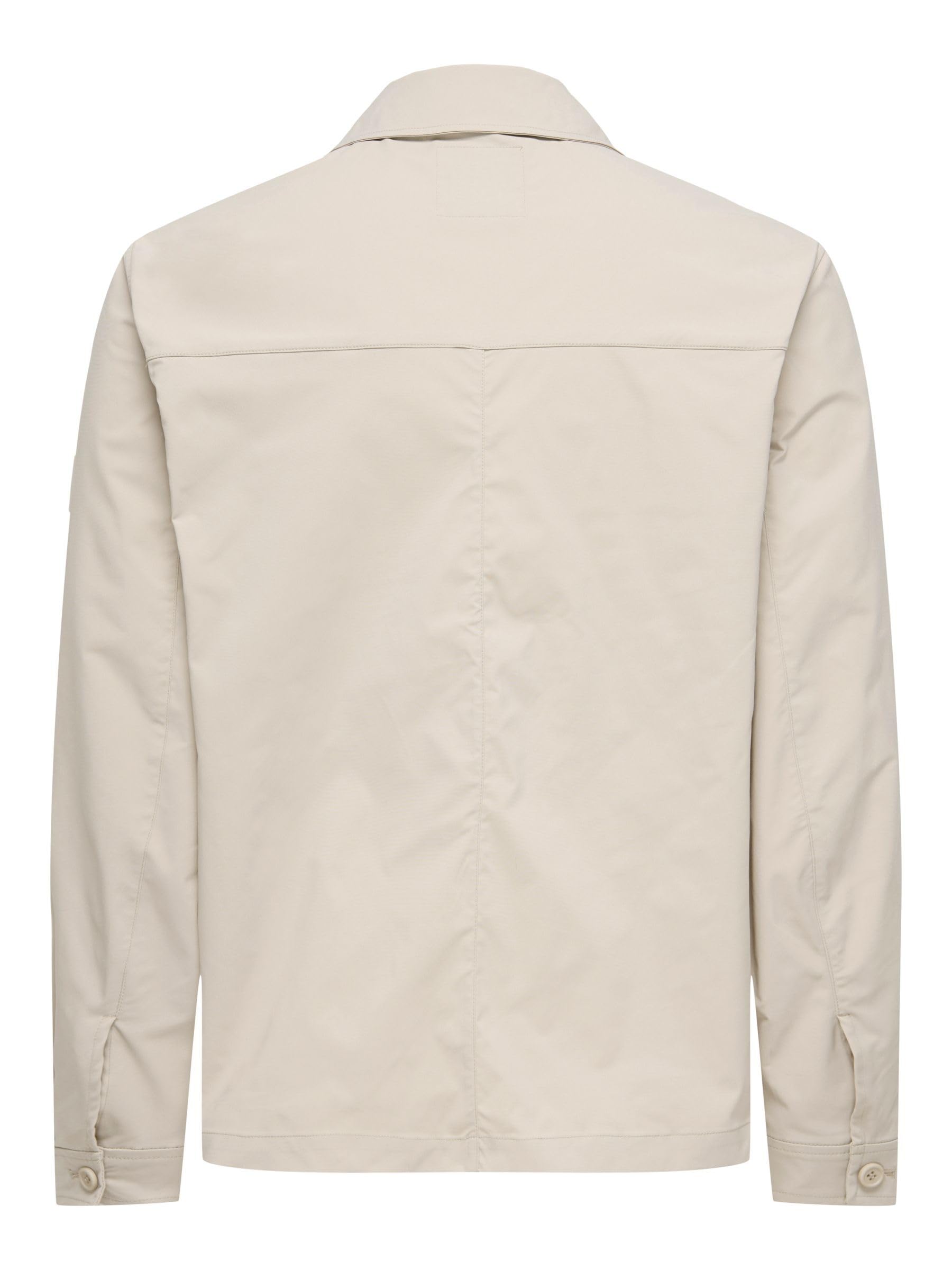 ONLY & SONS Onsgereth shacket camicia uomo nero