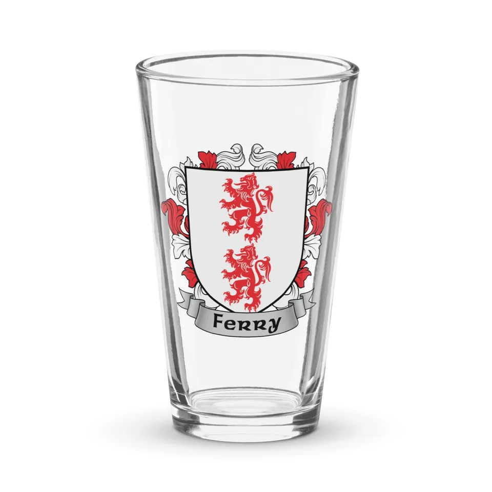 7.62 Design Ferry Bicchiere Pinta 16oz Stemma Irlandese