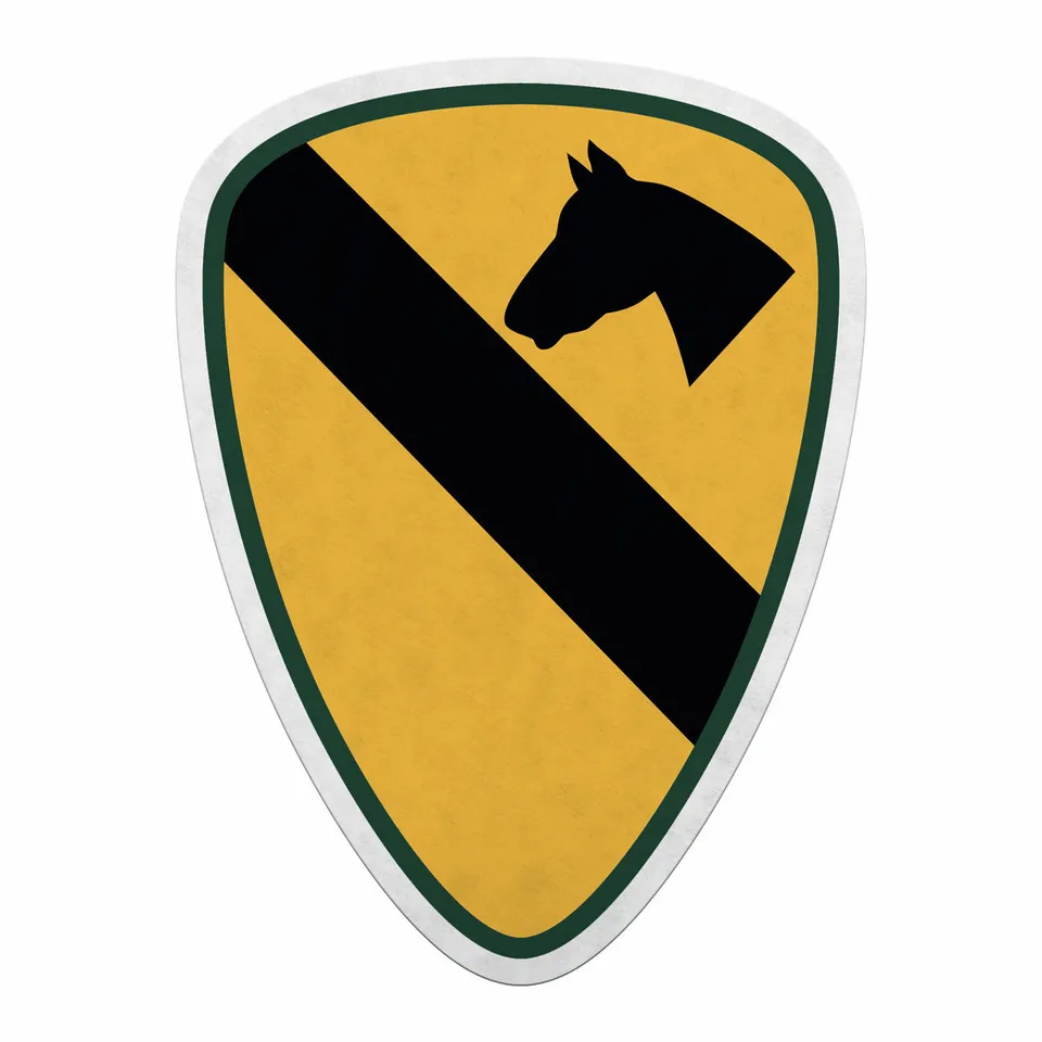 7.62 Design Home 1st Cavalry Gagliardetto Feltro 46 cm