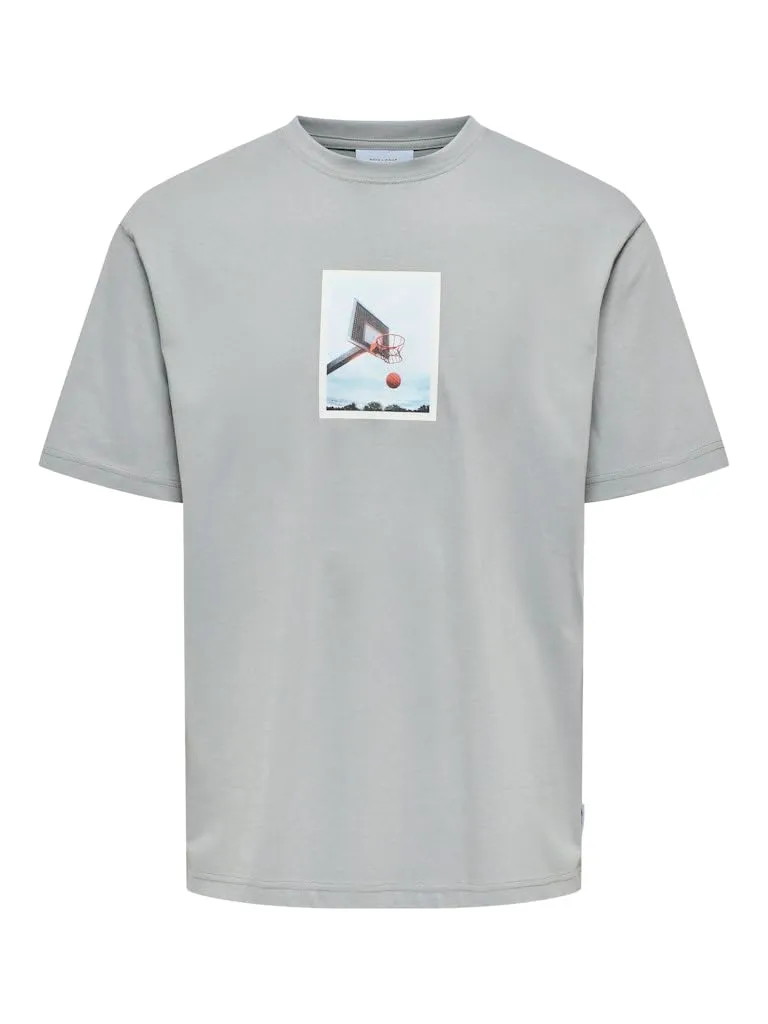 Only & Sons Onsdash RLX SS Tee T-shirt uomo Ultimate Grey