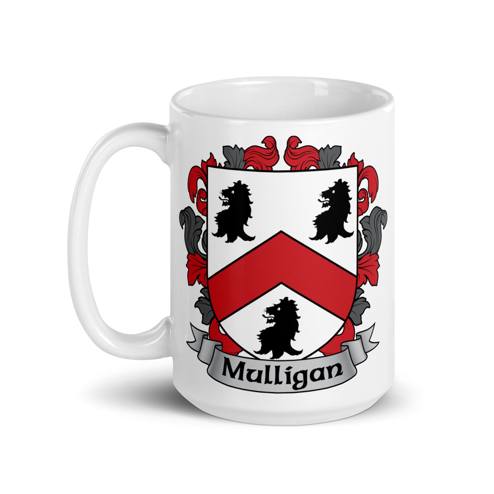 7.62 Design Mulligan Irish Crest tazza ceramica 15oz stemma