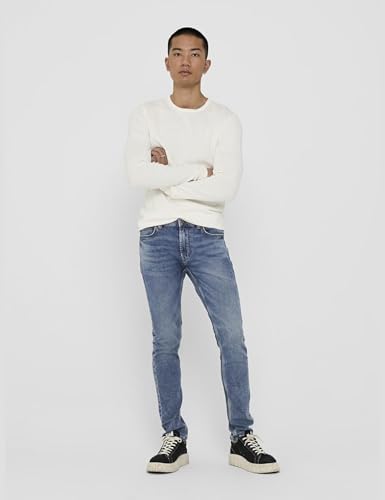 ONLY & SONS Onsloom 8653 Jeans Slim Blu Denim 38W x 34L