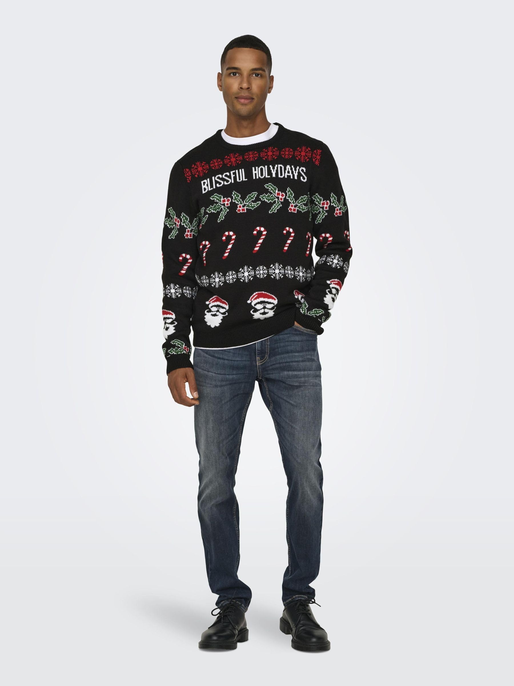 Only & Sons Onsxmas pullover maglione uomo L