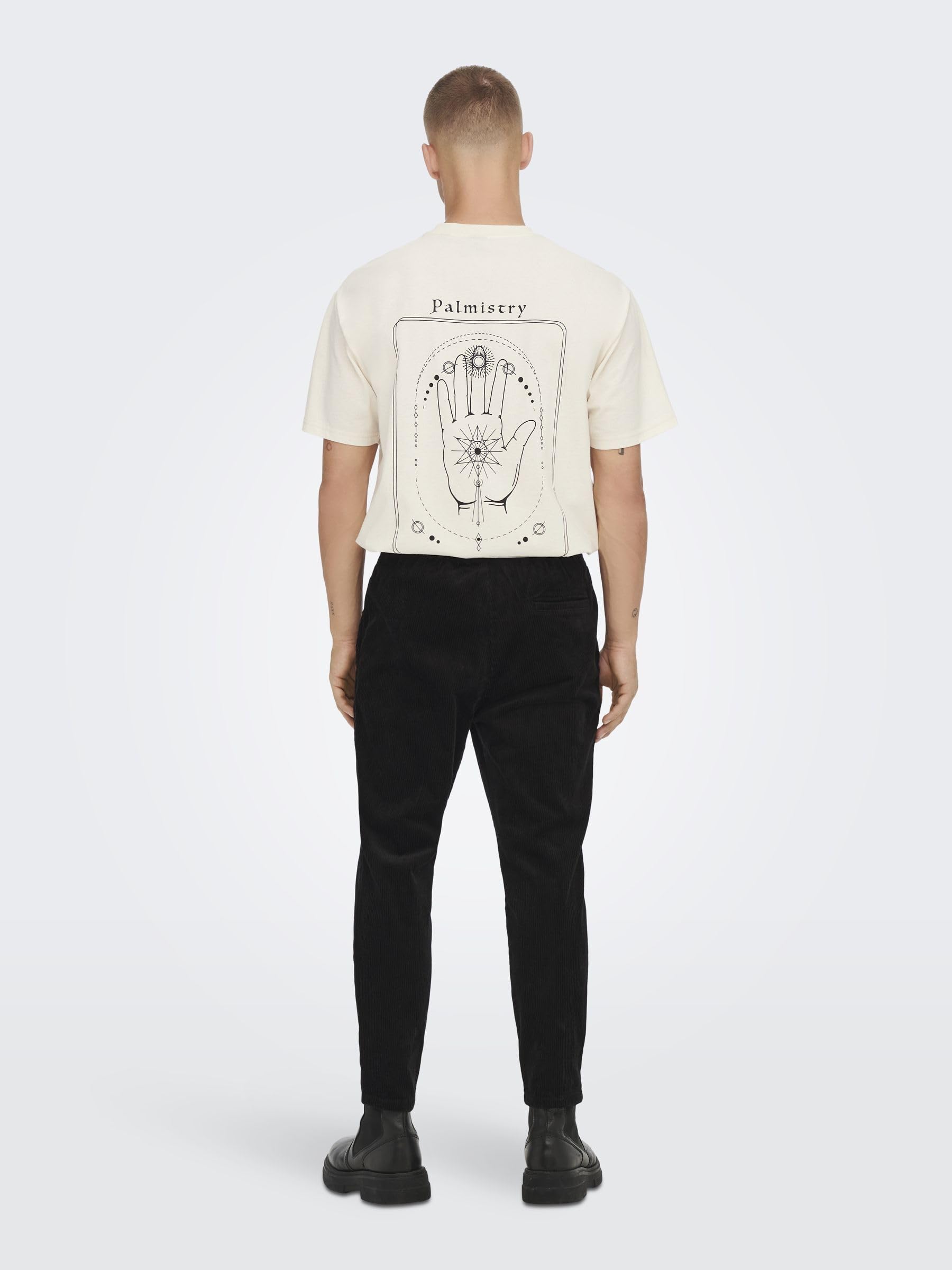 ONLY & SONS Onslinus 9912 Pantaloni Velluto Nero XXL