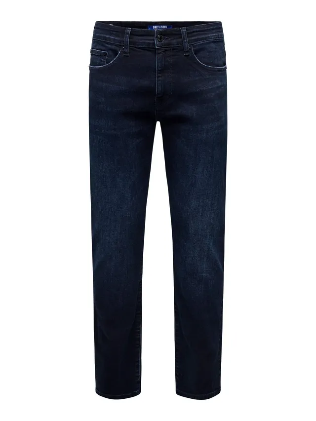 ONLY & SONS Onsweft Reg Blue Blk 2652 Jeans Uomo 32W/32L Blu