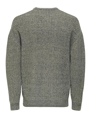 Only & Sons Onsjoe Maglione Uomo Girocollo XXL Nero Maglia