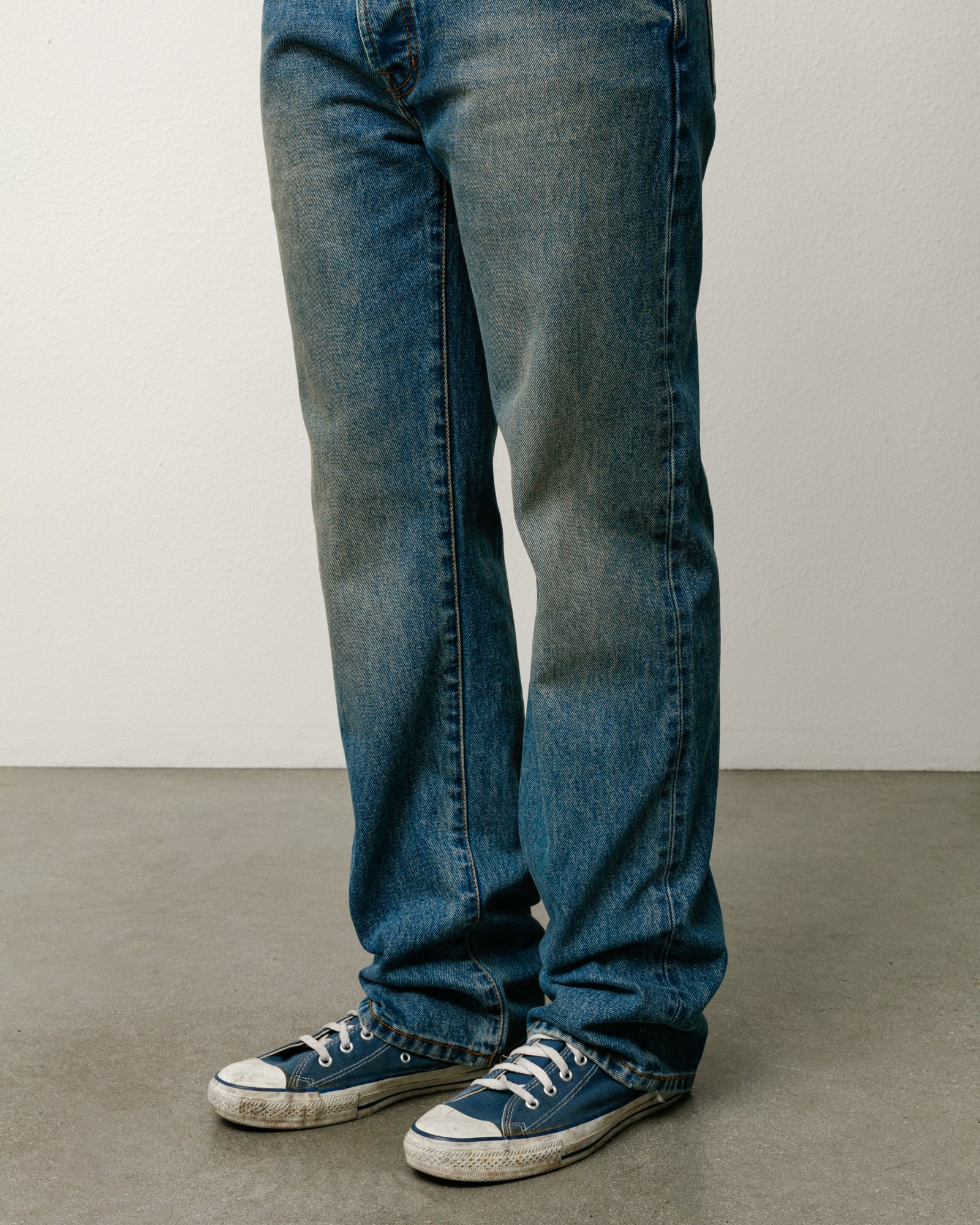 Stussy Slim Jean Denim jeans indigo cotone