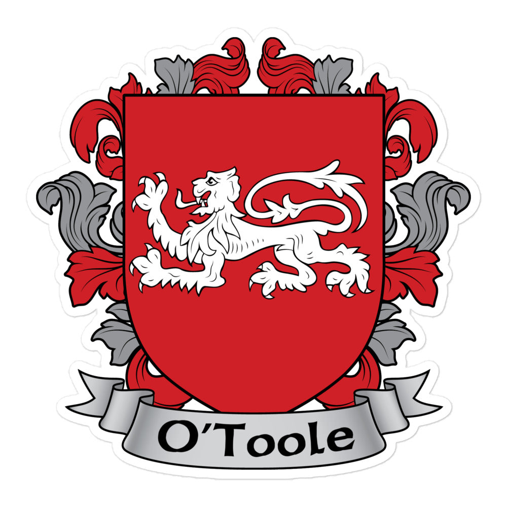 7.62 Design O'Toole adesivo vinile stemma irlandese 10x10 cm