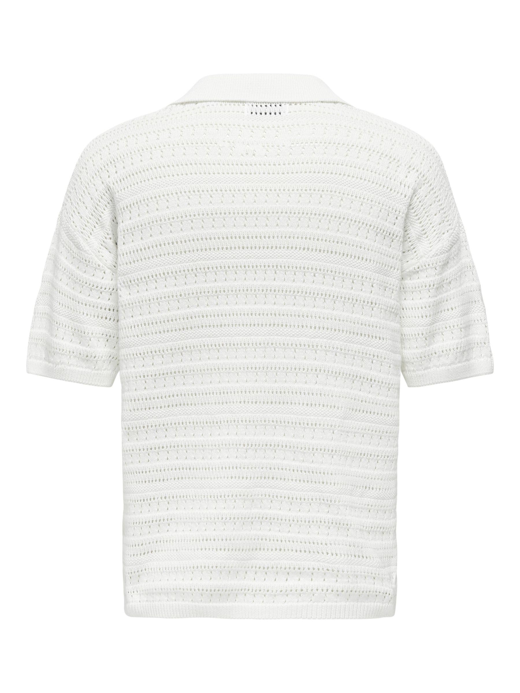 ONLY & SONS Grayson polo knit uomo Cloud Dancer M