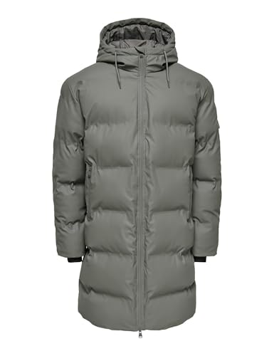 ONLY & SONS Onsroyce Giacca Puffer S Grigio Smanicato