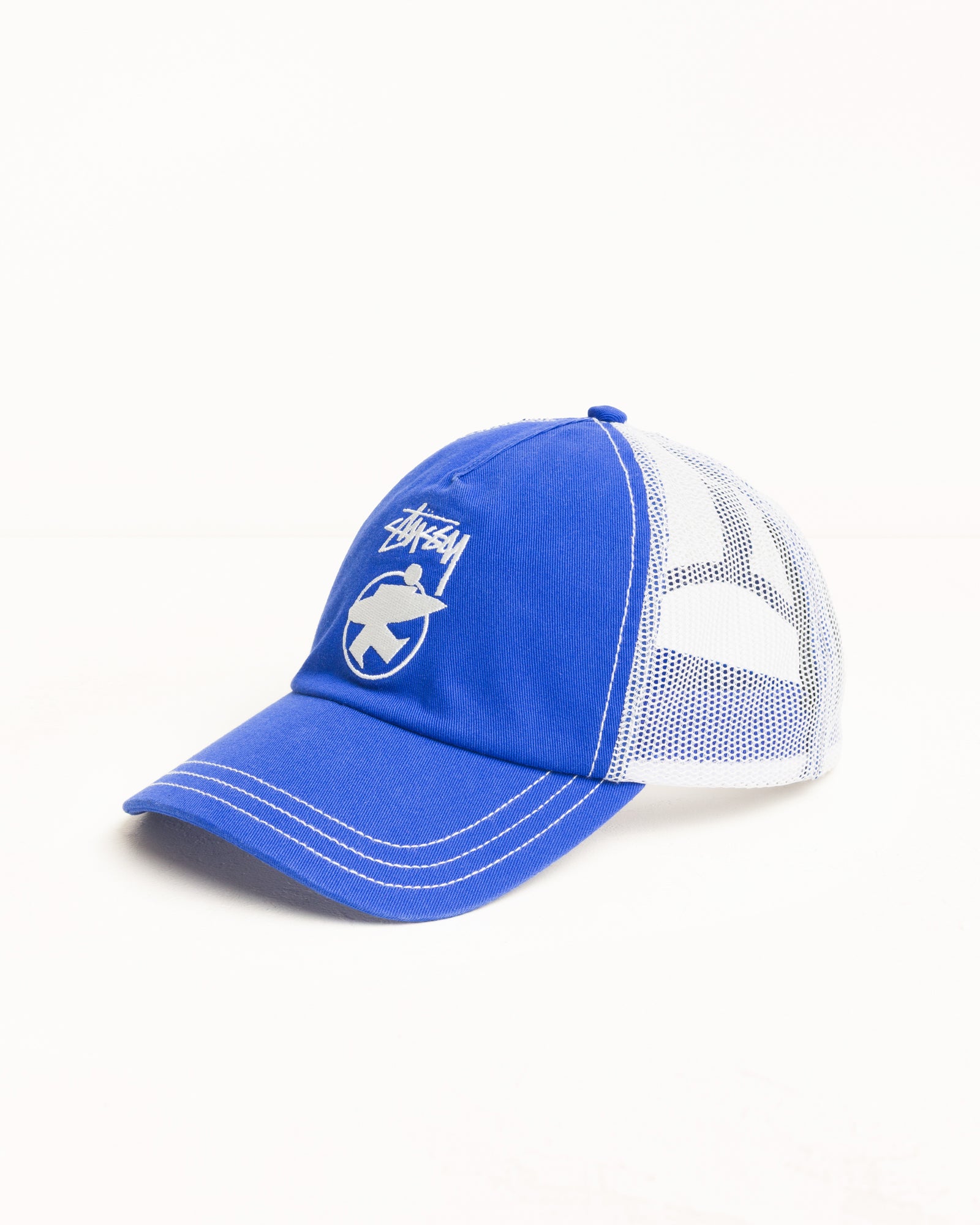 Stussy Surfman Trucker royal in twill di cotone