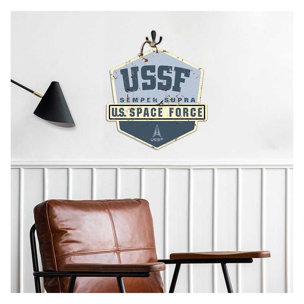 7.62 Design USSF Badge Targa parete MDF 50x50 cm corda