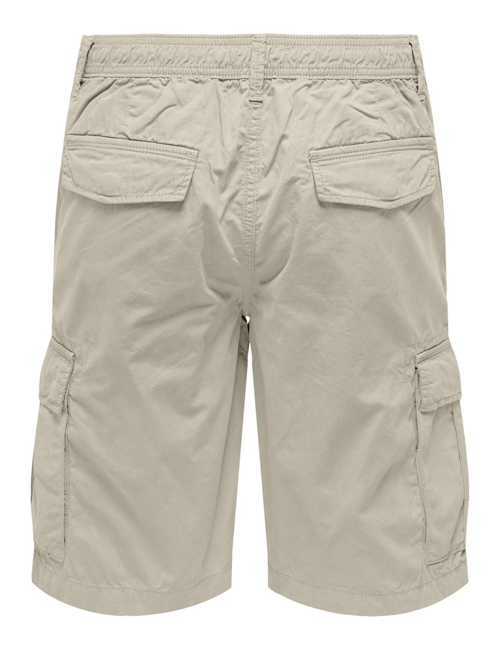 Only & Sons Cargo Pantaloncini Uomo Cotone Nero Taglia L