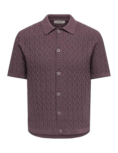 Only & Sons Onstalon Life Reg SS Camicia Uomo Maniche Corte Regular