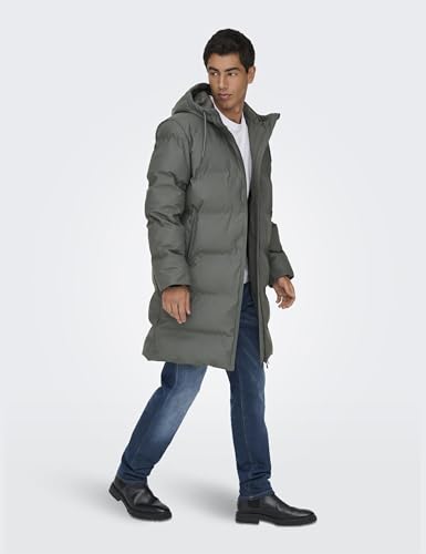 ONLY & SONS Onsroyce Giacca Puffer S Grigio Smanicato