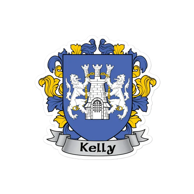 7.62 Design Kelly Irish Adesivo Auto 3"x3" Vinile Stemma