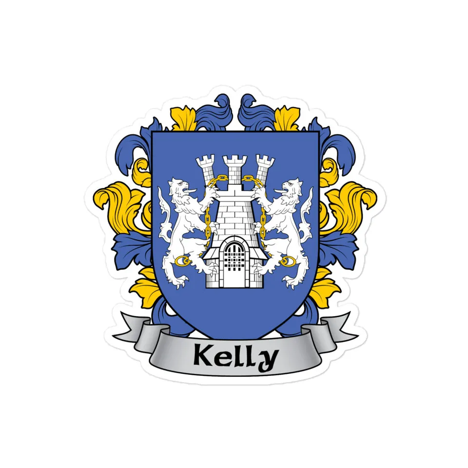 7.62 Design Kelly Irish Adesivo Auto 3"x3" Vinile Stemma
