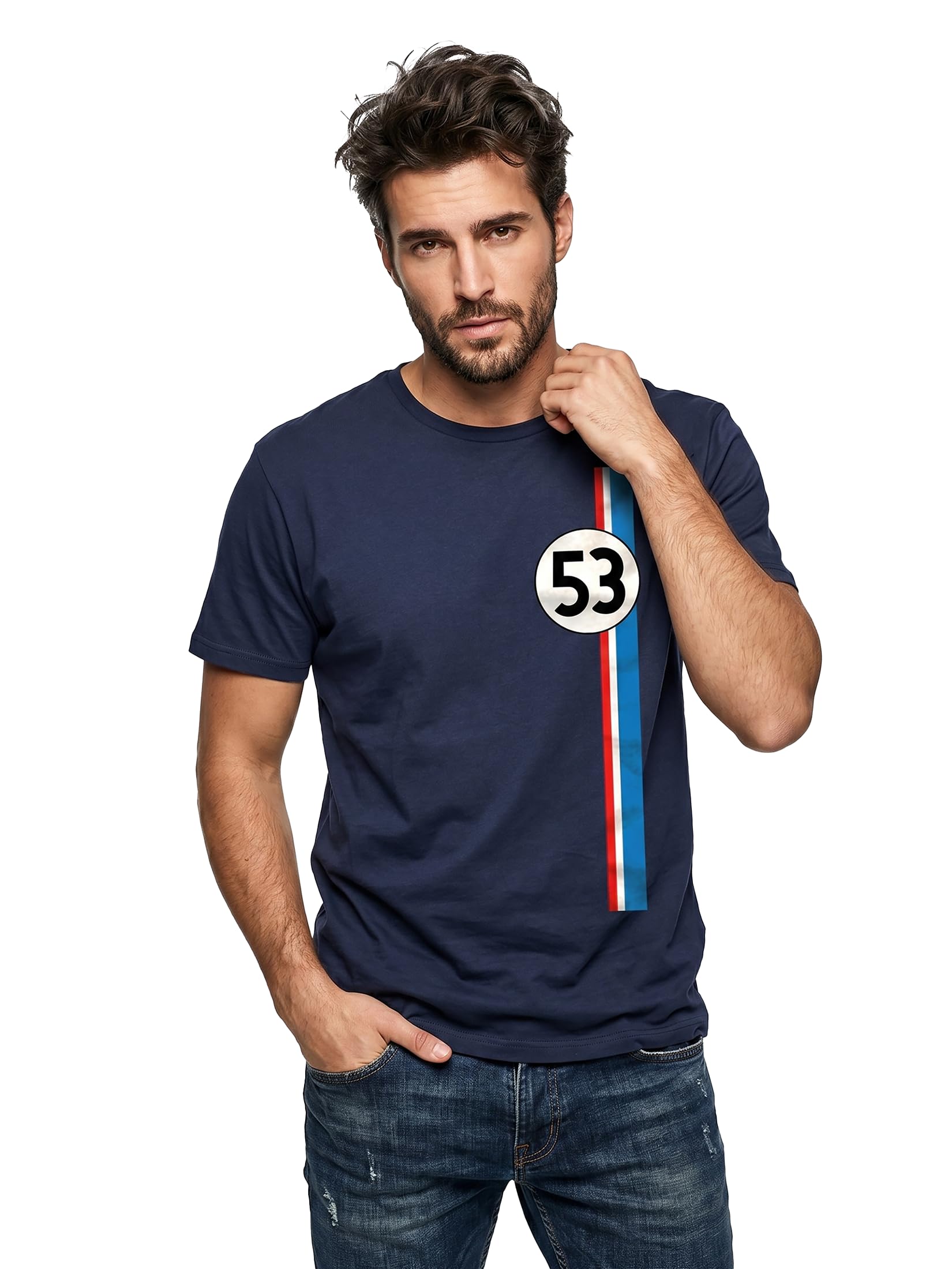 Makaya Herbie 53 T-Shirt Uomo cotone blu taglia S