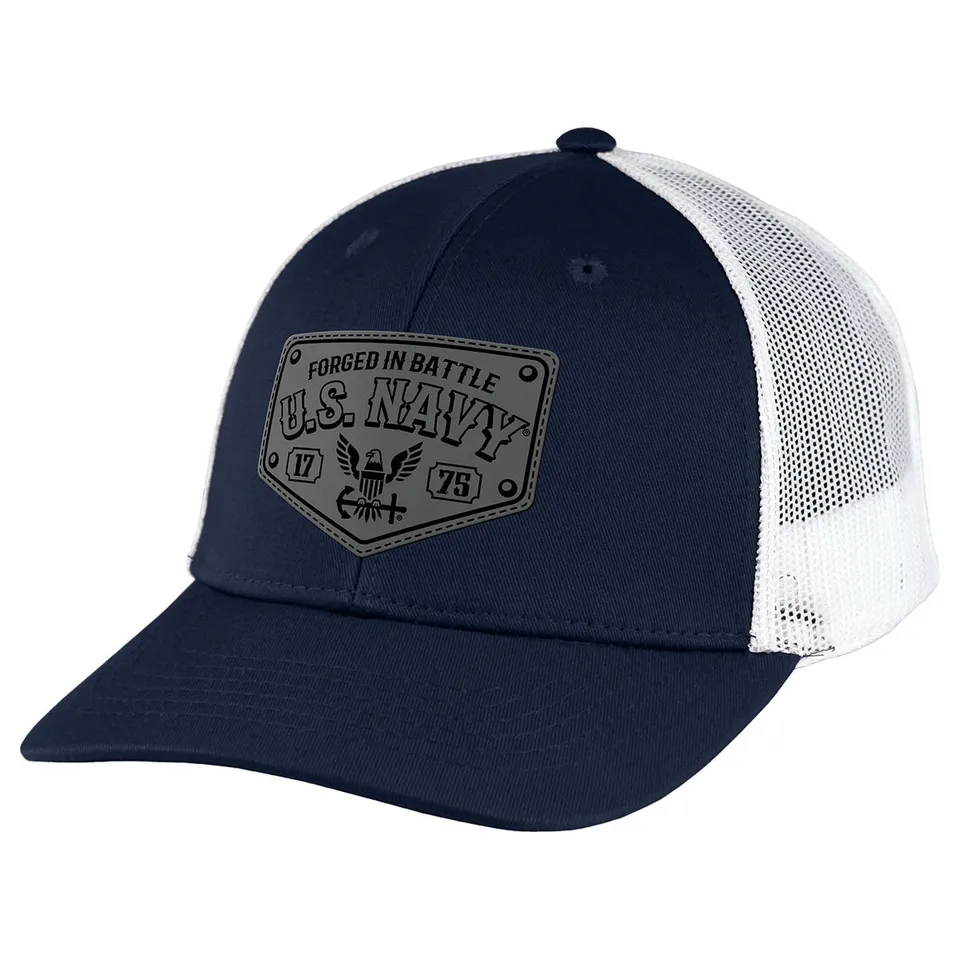 7.62 Design Forged In Battle Cappello Trucker U.S. Navy Blu/Bianco