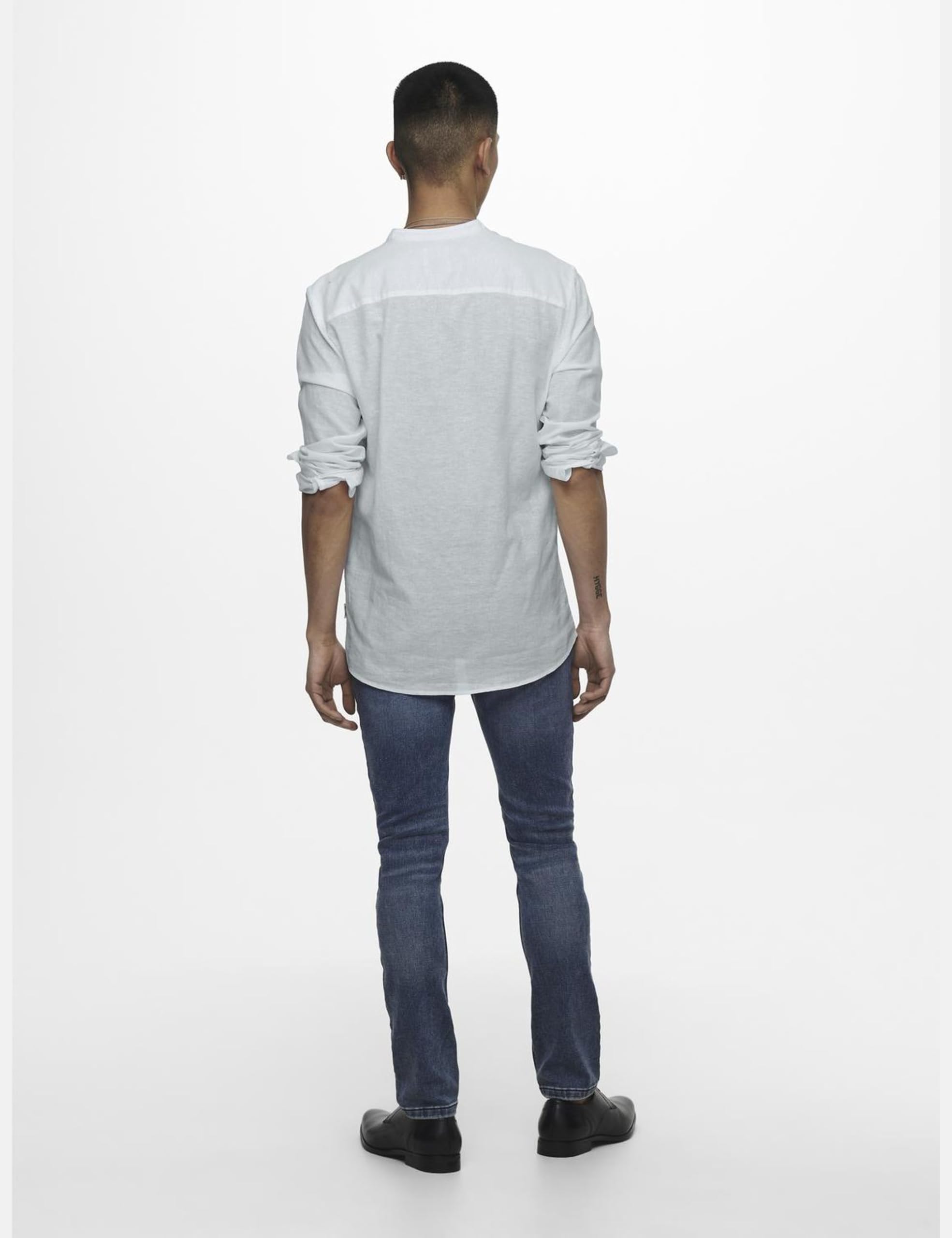 Only & Sons Onscaiden camicia melange blu taglia XXL
