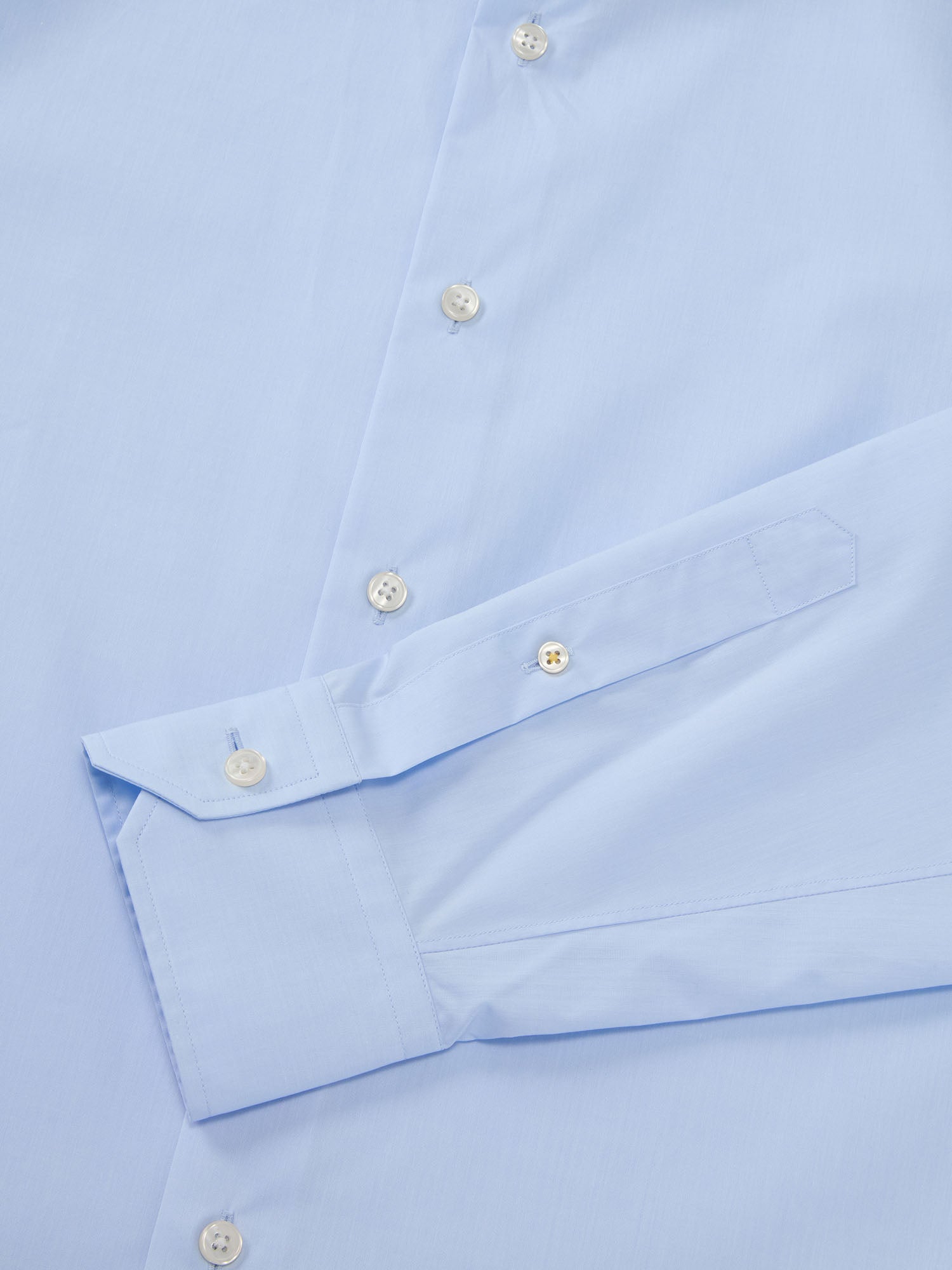 Robert Talbott Reynolds camicia elegante popeline azzurra