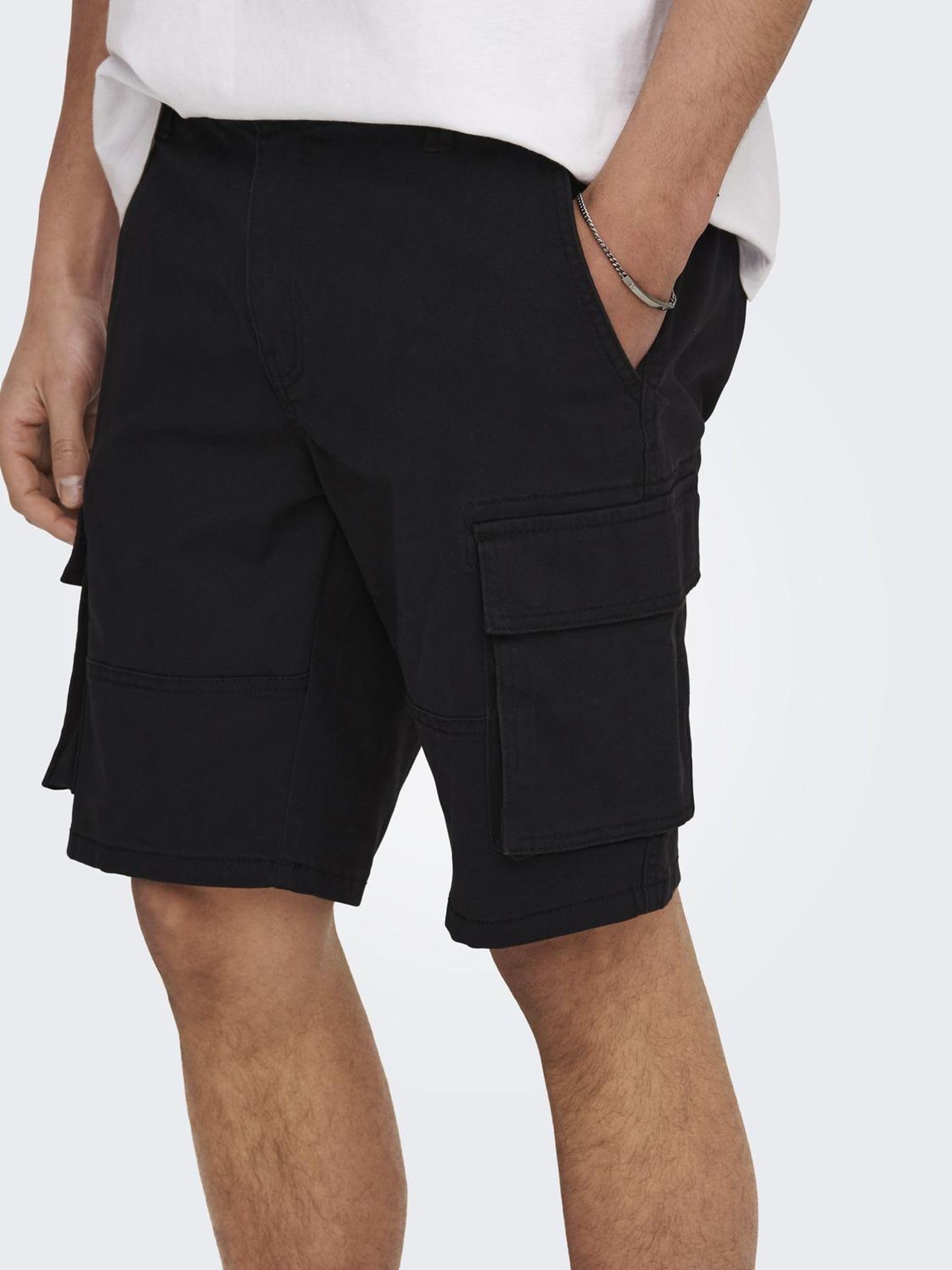 ONLY & SONS Pantaloncini Cargo Uomo ONSCAM Shorts cotone