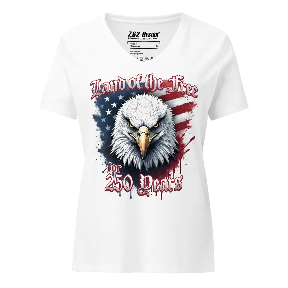 7.62 Design Land of the Free t-shirt donna bianca M