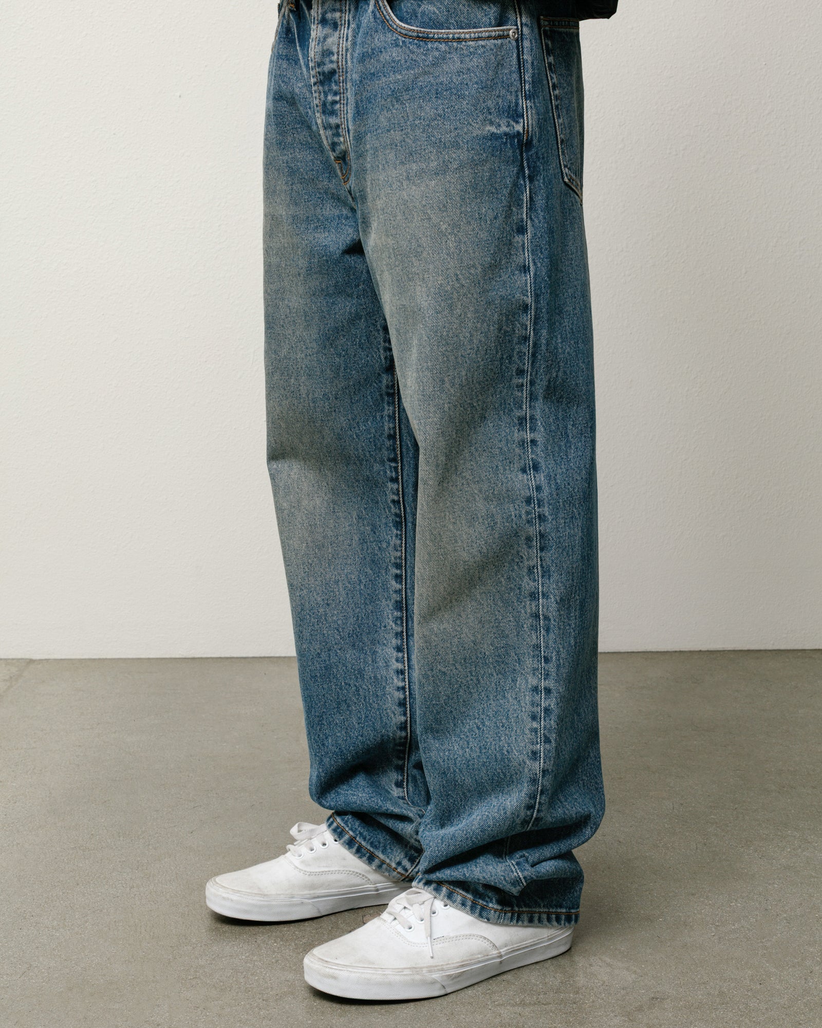 Stussy Pants New Classic Jean Denim Jeans Dark Wash