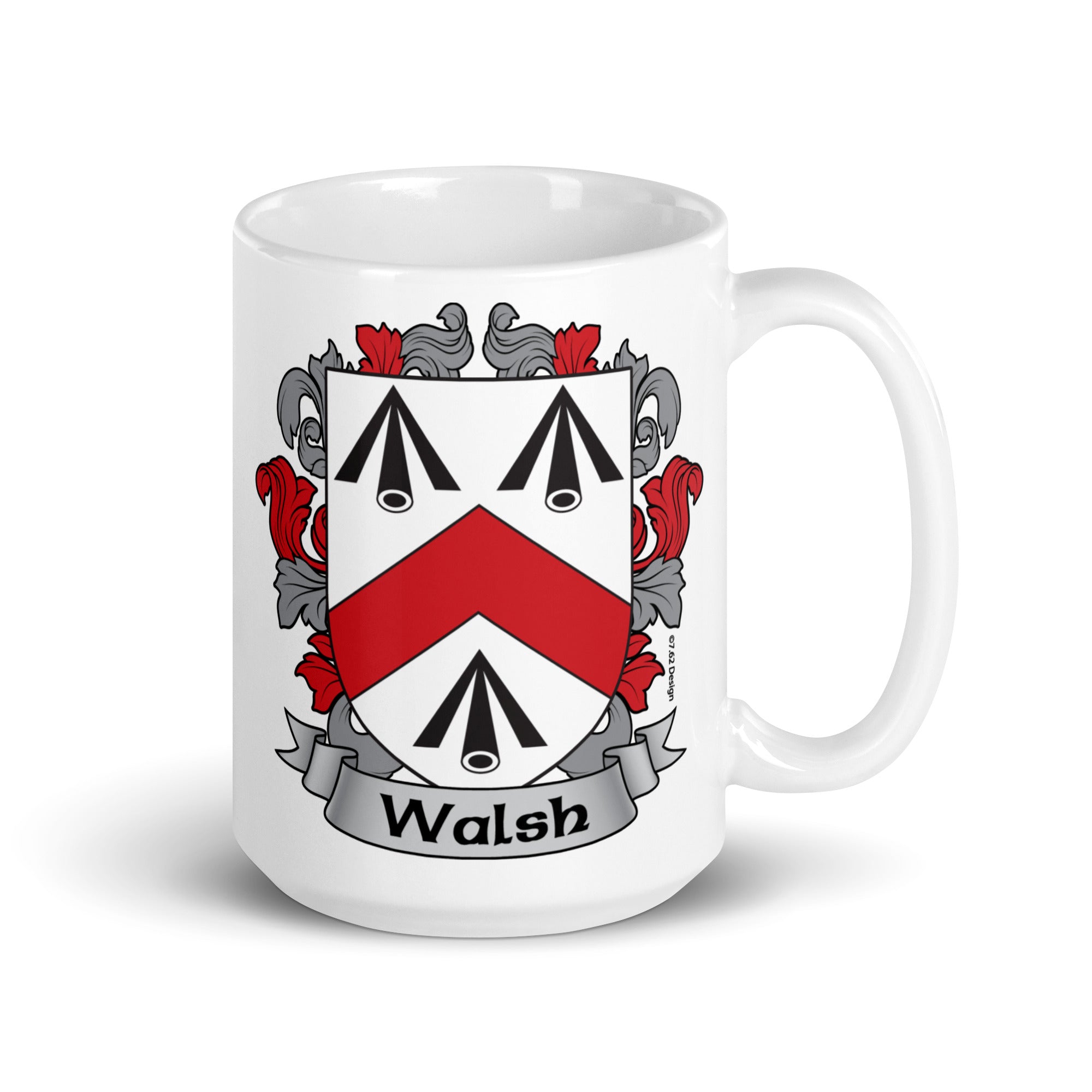7.62 Design Walsh Tazza Mug Ceramica 15 oz Stemma Irlandese