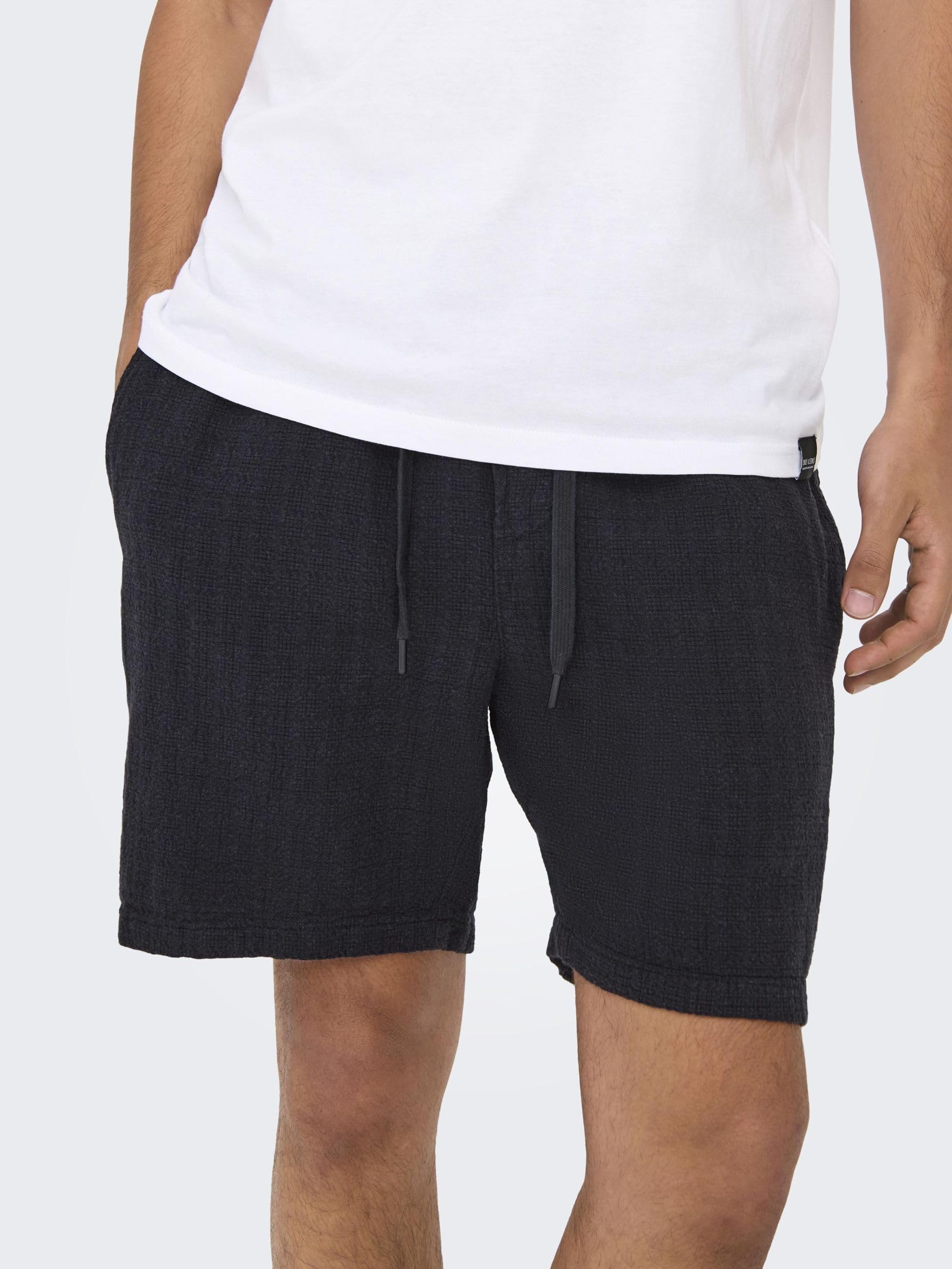 ONLY & SONS Pantaloncini Cotone Navy Scuro