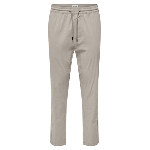 Only & Sons Pantaloni Fluidi Capri pantalone beige uomo