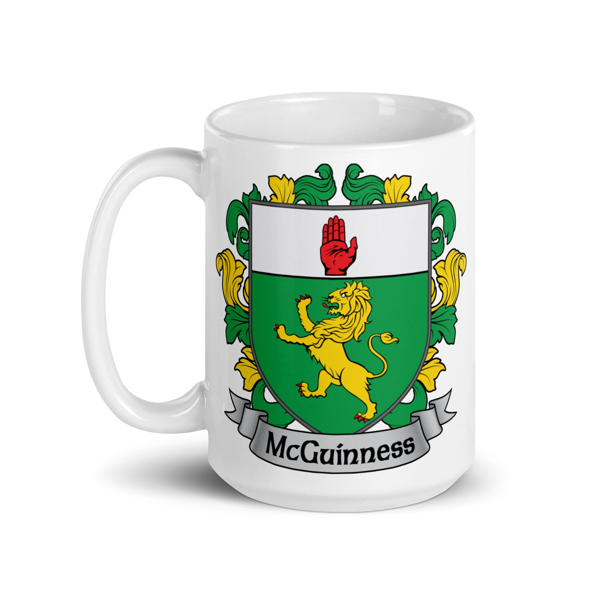 7.62 Design McGuinness Tazza Mug Ceramica 15 oz Stemma Irlandese
