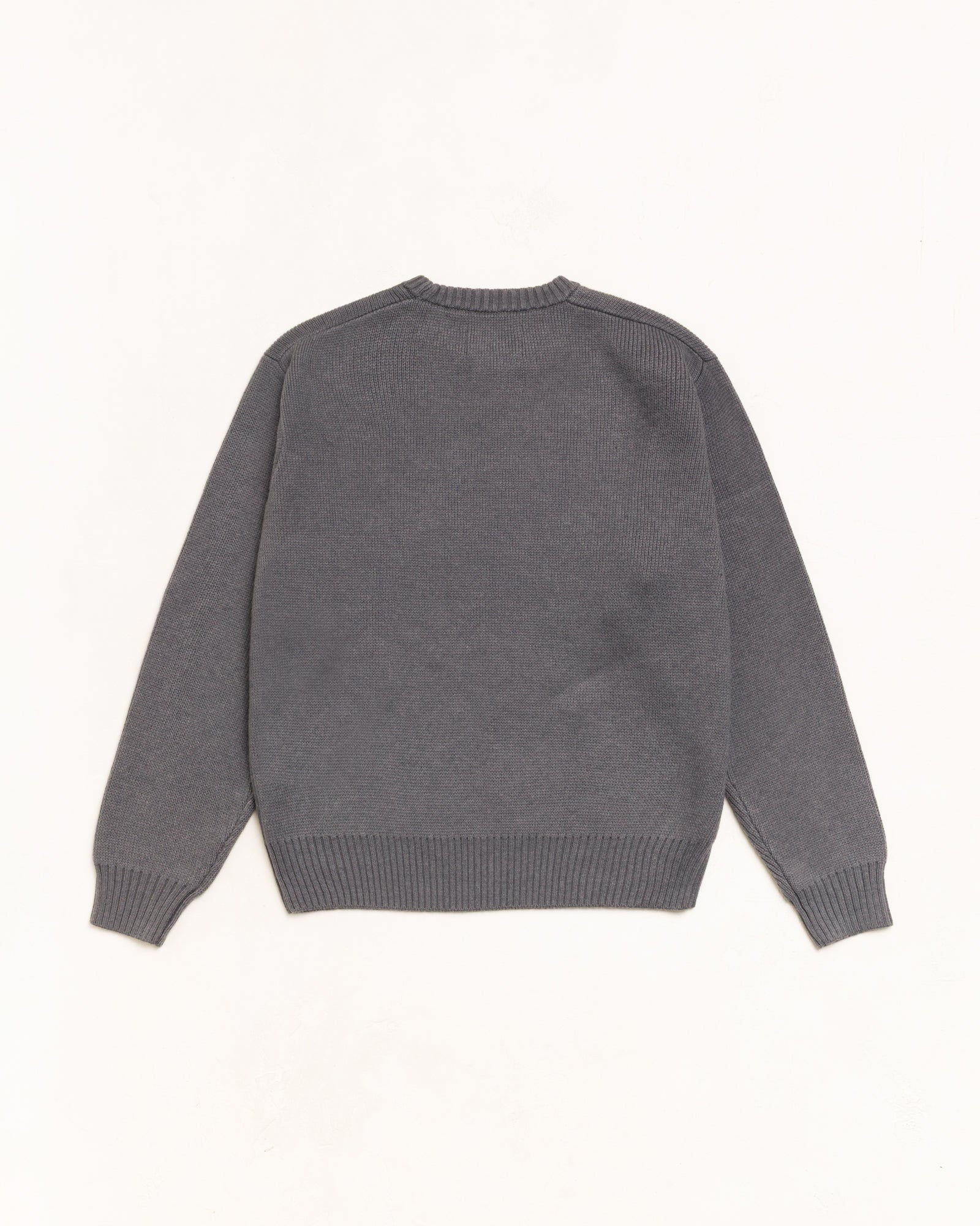Stussy Striped Hibiscus maglione Grey lana merino
